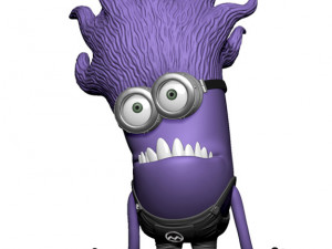 PURPLE MUTATED MINION FOR 3D PRINTING STL Modèles 3D en vedette