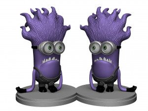 PURPLE MUTATED MINION FOR 3D PRINTING STL Modelo de Impressão 3D