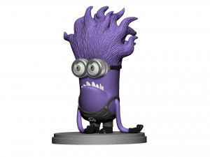 PURPLE MUTATED MINION FOR 3D PRINTING STL Modelo de Impressão 3D