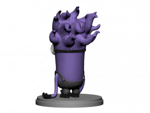PURPLE MUTATED MINION FOR 3D PRINTING STL Modelo de Impressão 3D