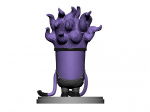 PURPLE MUTATED MINION FOR 3D PRINTING STL Modelo de Impressão 3D
