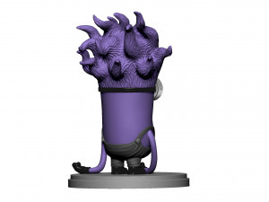 PURPLE MUTATED MINION FOR 3D PRINTING STL Modelo de Impressão 3D