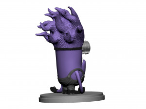 PURPLE MUTATED MINION FOR 3D PRINTING STL Modelo de Impressão 3D