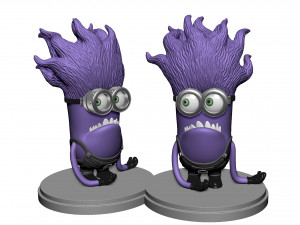 PURPLE MUTATED MINION FOR 3D PRINTING STL Modelo de Impressão 3D