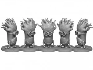PURPLE MUTATED MINION FOR 3D PRINTING STL 3D Print Model