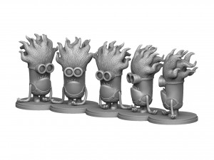 PURPLE MUTATED MINION FOR 3D PRINTING STL Modelo de Impressão 3D