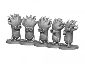 PURPLE MUTATED MINION FOR 3D PRINTING STL 3D Print Model