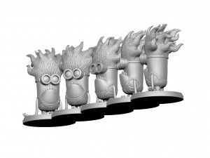 PURPLE MUTATED MINION FOR 3D PRINTING STL Modelo de Impressão 3D