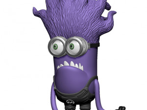 PURPLE MUTATED MINION FOR 3D PRINTING STL Modelo de Impressão 3D