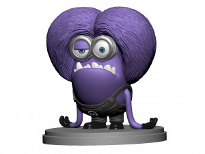PURPLE MUTATED MINION FOR 3D PRINTING STL Model do druku 3D