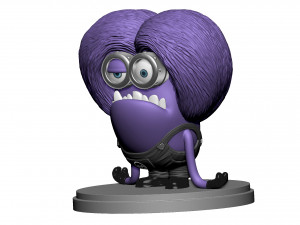 PURPLE MUTATED MINION FOR 3D PRINTING STL Model do druku 3D