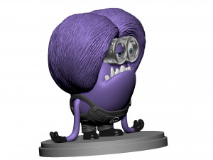 PURPLE MUTATED MINION FOR 3D PRINTING STL Model do druku 3D