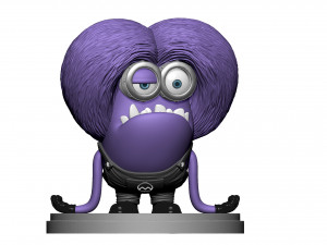 PURPLE MUTATED MINION FOR 3D PRINTING STL Model do druku 3D