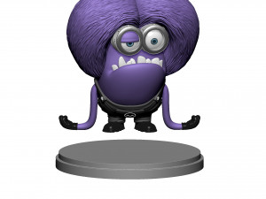 PURPLE MUTATED MINION FOR 3D PRINTING STL Model do druku 3D