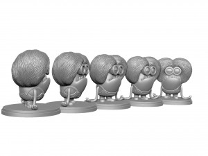PURPLE MUTATED MINION FOR 3D PRINTING STL Model do druku 3D