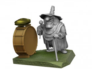 Blind David Pew for 3d print STL 3D Print Model