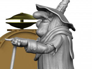 Blind David Pew for 3d print STL Model Cetak 3D