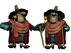 Blind David Pew for 3d print STL Model Cetak 3D