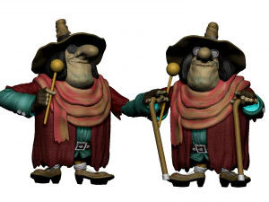 Blind David Pew for 3d print STL 3D Print Model