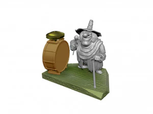 Blind David Pew for 3d print STL 3D Print Model