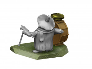 Blind David Pew for 3d print STL Model Cetak 3D
