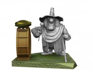 Blind David Pew for 3d print STL 3D Print Model