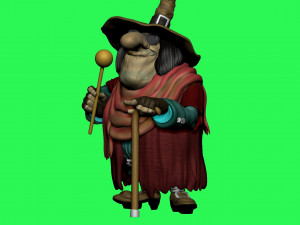 Blind David Pew for 3d print STL Model Cetak 3D
