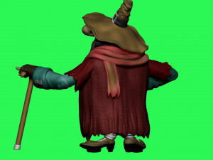 Blind David Pew for 3d print STL Model Cetak 3D