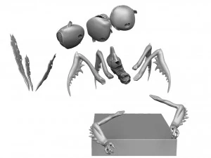 TOOTH FAIRY FROM HELLBOY FOR 3D PRINTING STL 3 options 3D Print Model