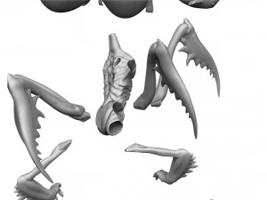 TOOTH FAIRY FROM HELLBOY FOR 3D PRINTING STL 3 options 3D Print Model