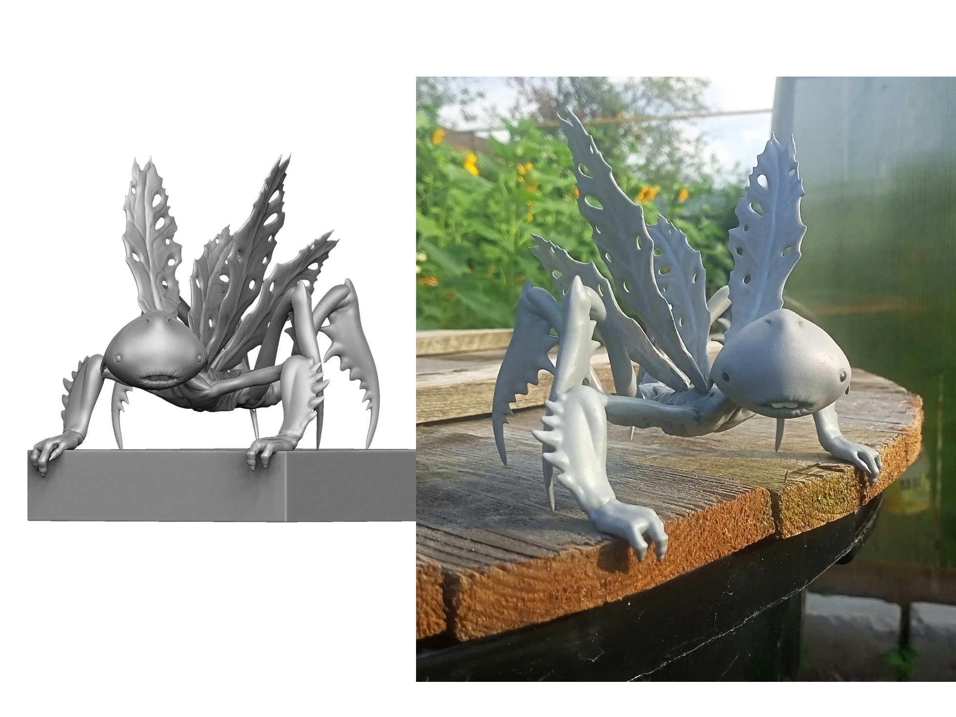 TOOTH FAIRY FROM HELLBOY FOR 3D PRINTING STL 3 options 3D Print Model .c4d .max .obj .3ds .fbx .stl .blend 
