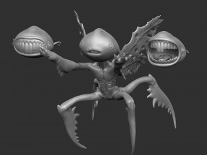 TOOTH FAIRY FROM HELLBOY FOR 3D PRINTING 6 STL OPTIONS Modelo de Impressão 3D