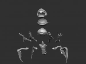TOOTH FAIRY FROM HELLBOY FOR 3D PRINTING 6 STL OPTIONS 3D Print Model