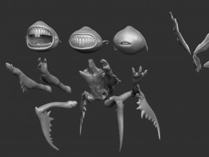 TOOTH FAIRY FROM HELLBOY FOR 3D PRINTING 6 STL OPTIONS Modelo de Impressão 3D
