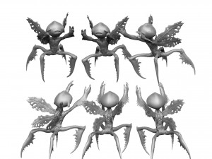 TOOTH FAIRY FROM HELLBOY FOR 3D PRINTING 6 STL OPTIONS Modelo de Impressão 3D