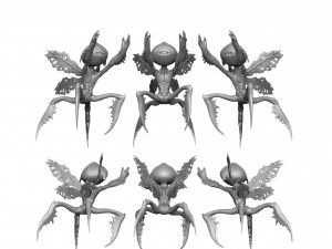 TOOTH FAIRY FROM HELLBOY FOR 3D PRINTING 6 STL OPTIONS Modelo de Impressão 3D