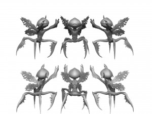 TOOTH FAIRY FROM HELLBOY FOR 3D PRINTING 6 STL OPTIONS Modelo de Impressão 3D