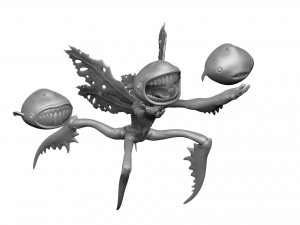 TOOTH FAIRY FROM HELLBOY FOR 3D PRINTING 6 STL OPTIONS Modelo de Impressão 3D