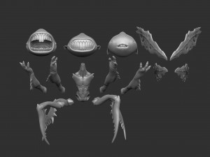 TOOTH FAIRY FROM HELLBOY FOR 3D PRINTING 6 STL OPTIONS Modelo de Impressão 3D
