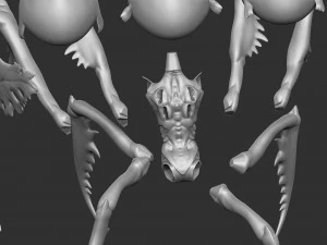 TOOTH FAIRY FROM HELLBOY FOR 3D PRINTING 6 STL OPTIONS 3D Print Model