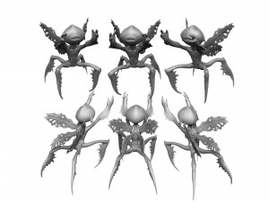 TOOTH FAIRY FROM HELLBOY FOR 3D PRINTING 6 STL OPTIONS Modelo de Impressão 3D