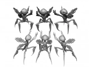TOOTH FAIRY FROM HELLBOY FOR 3D PRINTING 6 STL OPTIONS 3D Print Model