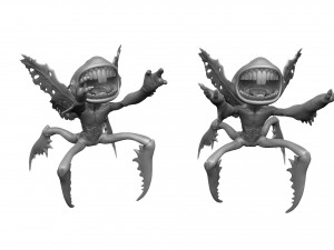 TOOTH FAIRY FROM HELLBOY FOR 3D PRINTING 6 STL OPTIONS Modelo de Impressão 3D