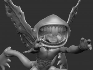 TOOTH FAIRY FROM HELLBOY FOR 3D PRINTING 6 STL OPTIONS Modelo de Impressão 3D