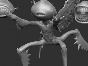 TOOTH FAIRY FROM HELLBOY FOR 3D PRINTING 6 STL OPTIONS Modelo de Impressão 3D