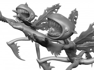 TOOTH FAIRY FROM HELLBOY FOR 3D PRINTING 6 STL OPTIONS Modelo de Impressão 3D