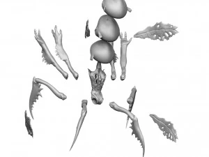 TOOTH FAIRY FROM HELLBOY FOR 3D PRINTING 6 STL OPTIONS 3D Print Model