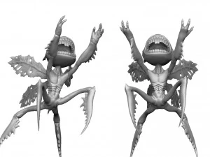 TOOTH FAIRY FROM HELLBOY FOR 3D PRINTING 6 STL OPTIONS 3D Print Model