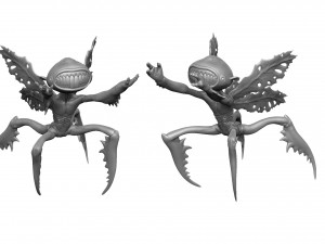 TOOTH FAIRY FROM HELLBOY FOR 3D PRINTING 6 STL OPTIONS Modelo de Impressão 3D