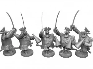 CAPTAIN SMOLLETT FOR 3D PRINTING STL 3D Print Model